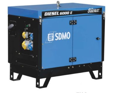 Бензиновый генератор SDMO Diesel 6000 E AVR Silence