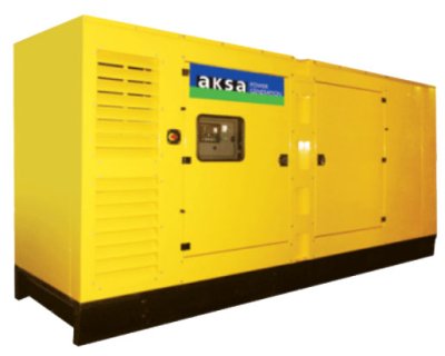 Дизельный генератор  Aksa AD-275 в кожухе с АВР