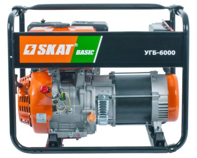 Бензиновый генератор SKAT УГБ-6000Т Basic трехфазный