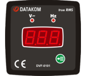 Цифровой вольтметр частотомер Datakom DVF-0101 72x72