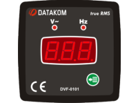 Цифровой вольтметр частотомер Datakom DVF-0101 72x72
