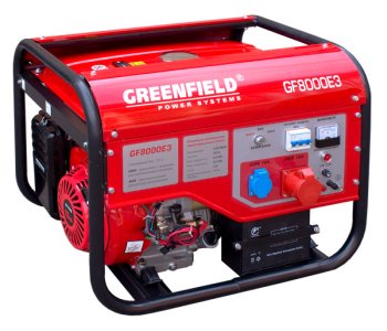 Бензиновый генератор Green Field GF 8000E3