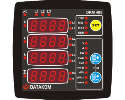 Анализатор сети Datakom DKM-405-S
