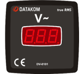 Цифровой вольтметр Datakom DV-0101 72x72