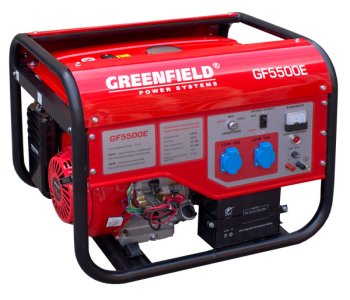Бензиновый генератор Green Field GF 5500 E