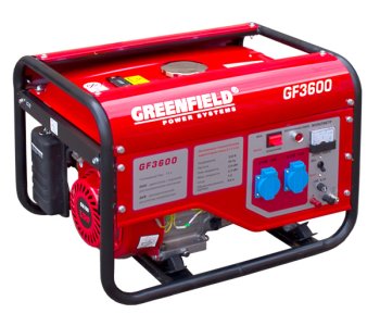 Бензиновый генератор Green Field GF 3600 E
